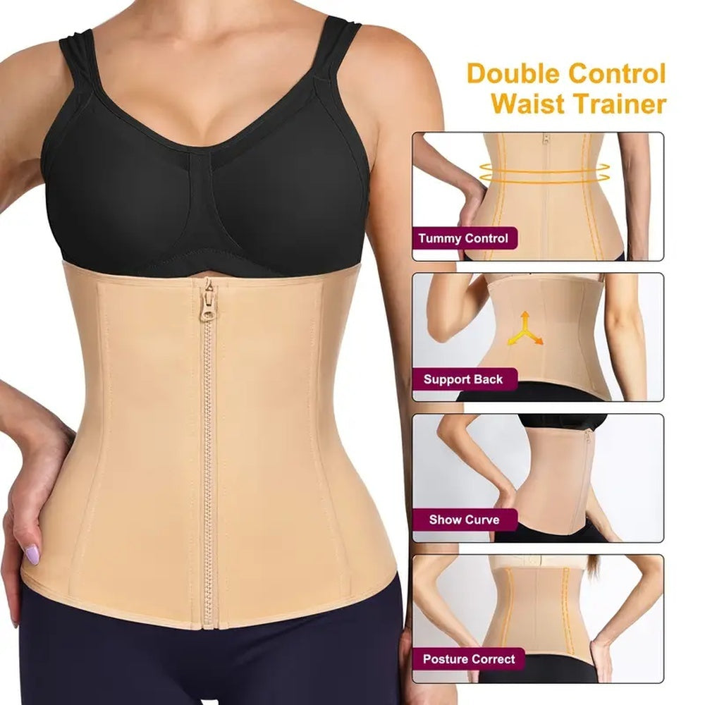 Zipper Tummy - Slim Waist Trainer Shapewear Daily Certified High - Compression