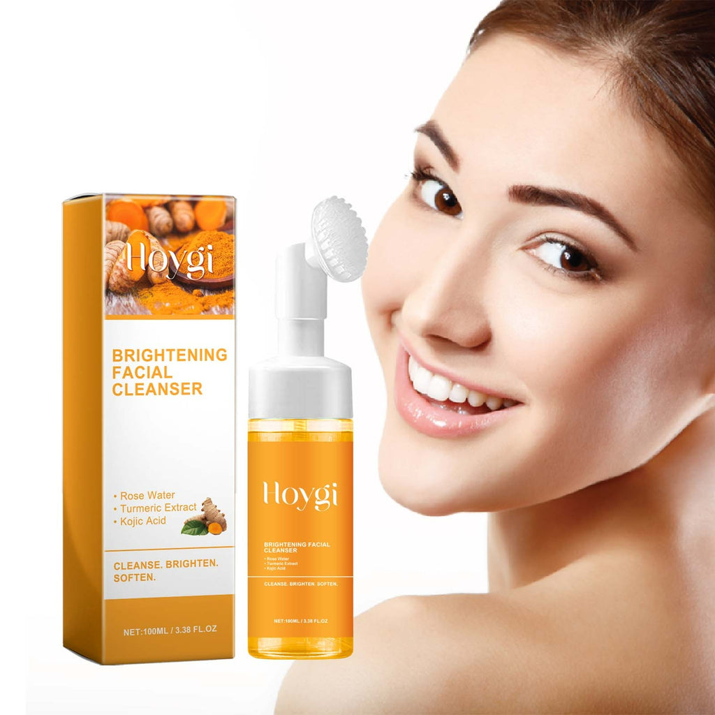 Turmeric Facial Cleanser - Deeply Cleanses The Facial Skin, Fades Acne Marks, And Moisturizes, Brightens And Beautifies The Skin