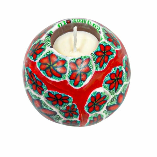 Christmas Flower Candle Ball